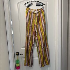 Electric & Rose Striped Multicolor Pants